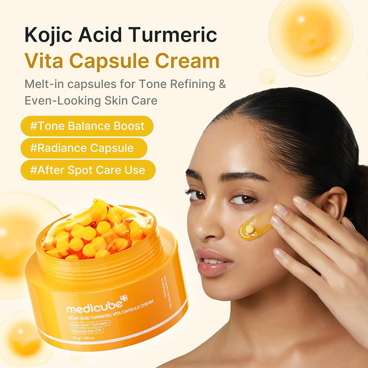 کرم کپسولی روشن کننده و ضد لک کوجیک اسید مدی کیوب Medicube