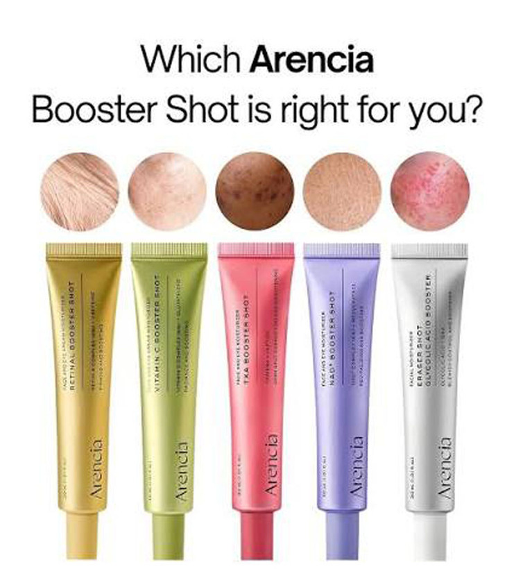 سرم ضد لک و روشن کننده صورت و دور چشم آرنسیا مدل TXA Booster Shot حجم 30 میلی لیتر