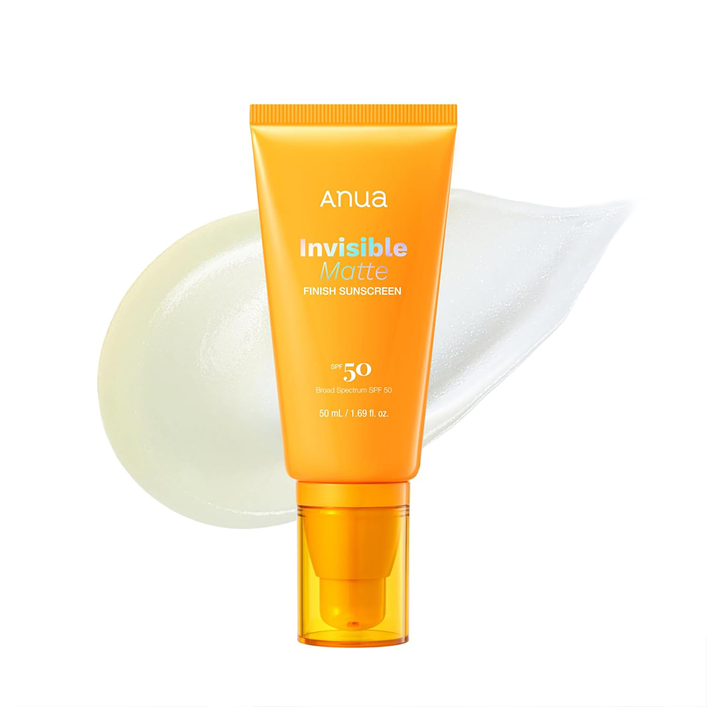 ضد آفتاب مات کننده آنوا Anua مدل Invisible Matt Finish Sunscreen حجم 50 میل
