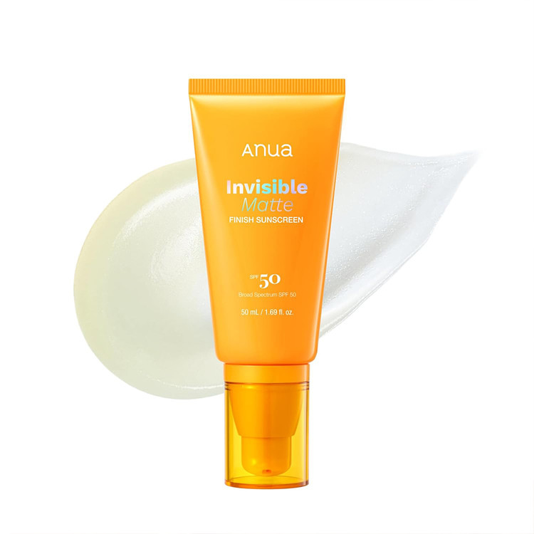 ضد آفتاب مات کننده آنوا Anua مدل Invisible Matt Finish Sunscreen حجم 50 میل