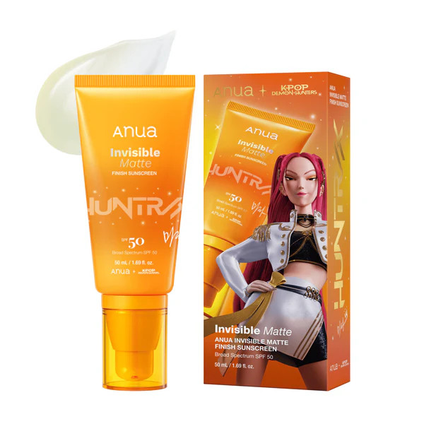 ضد آفتاب مات کننده آنوا Anua مدل Invisible Matt Finish Sunscreen حجم 50 میل